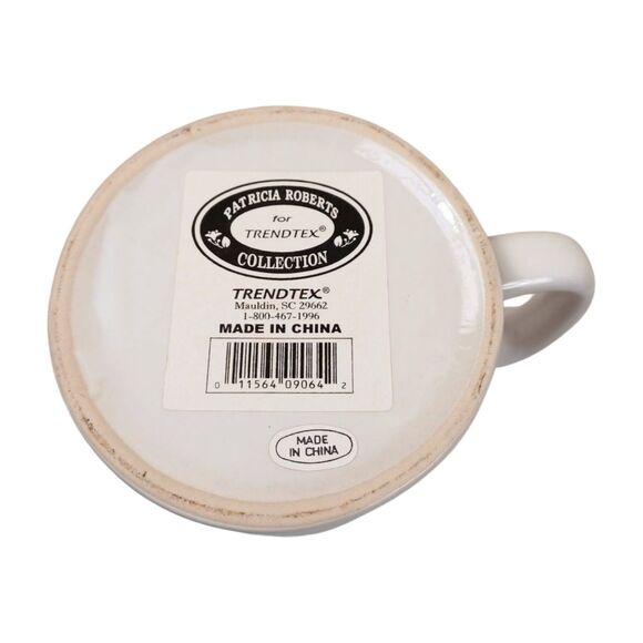 Patricia Roberts Trendtex Collection Collie Coffee 16 oz Heavy Ceramic Mug Cup - Picture 4 of 4